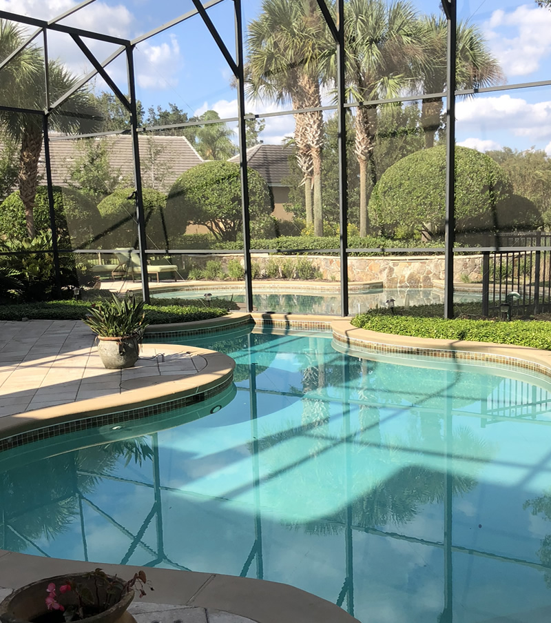 Commercial pool maintained by Commercial Aquaworx