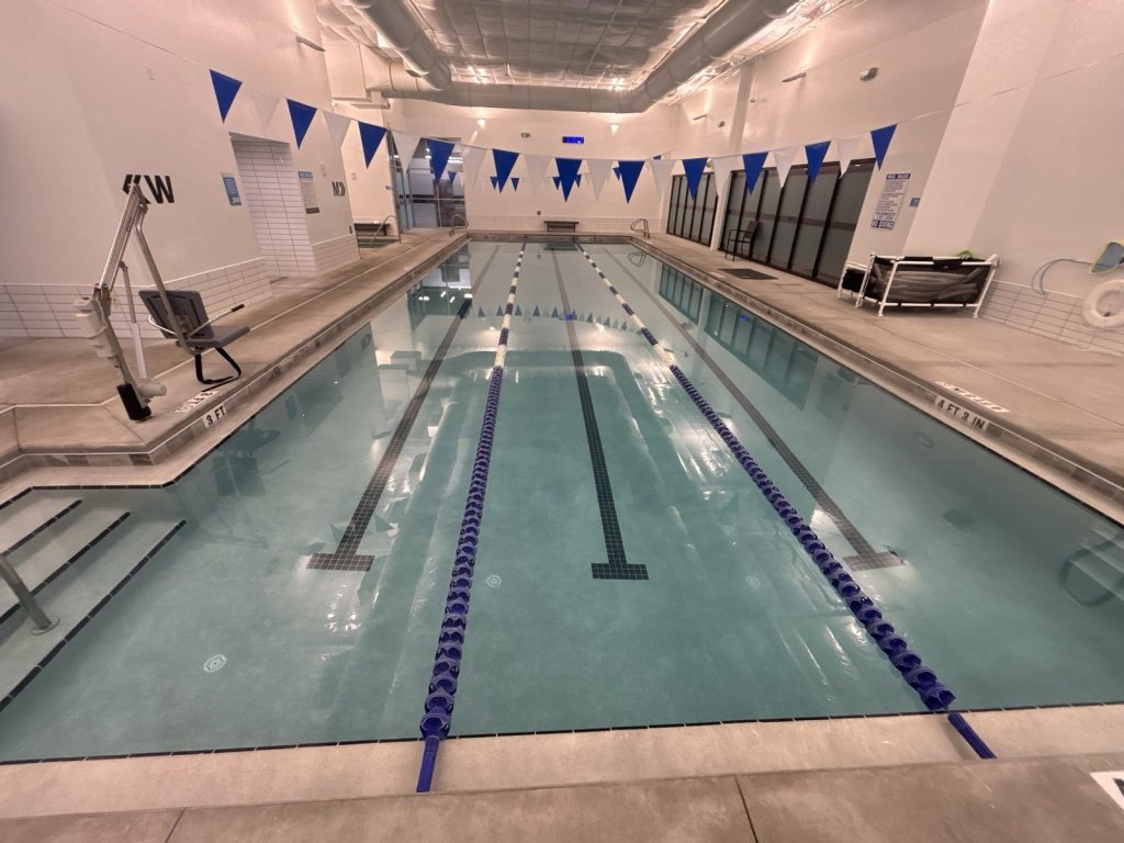 Commercial lap pool maintained by Commercial Aquaworx