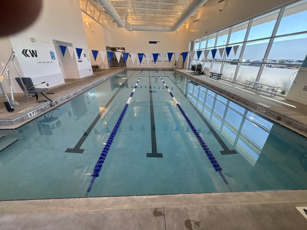 Large commercial pool serviced by Commercial Aquaworx