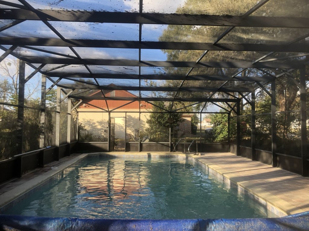 Second pool clear and blue after green to clean recovery